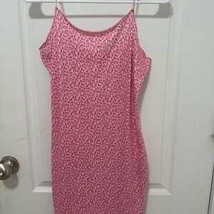 SHEIN Pink Patterned Nightgown